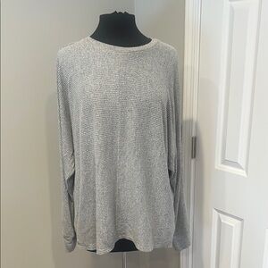 Cozy Gray Knit Sweater